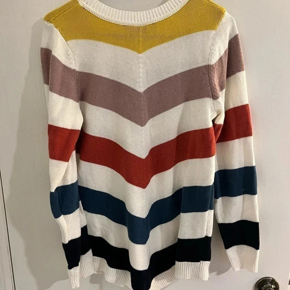 Apt 9 Colorful bold striped sweater * brand new with tags* Size Medium - Picture 2 of 3